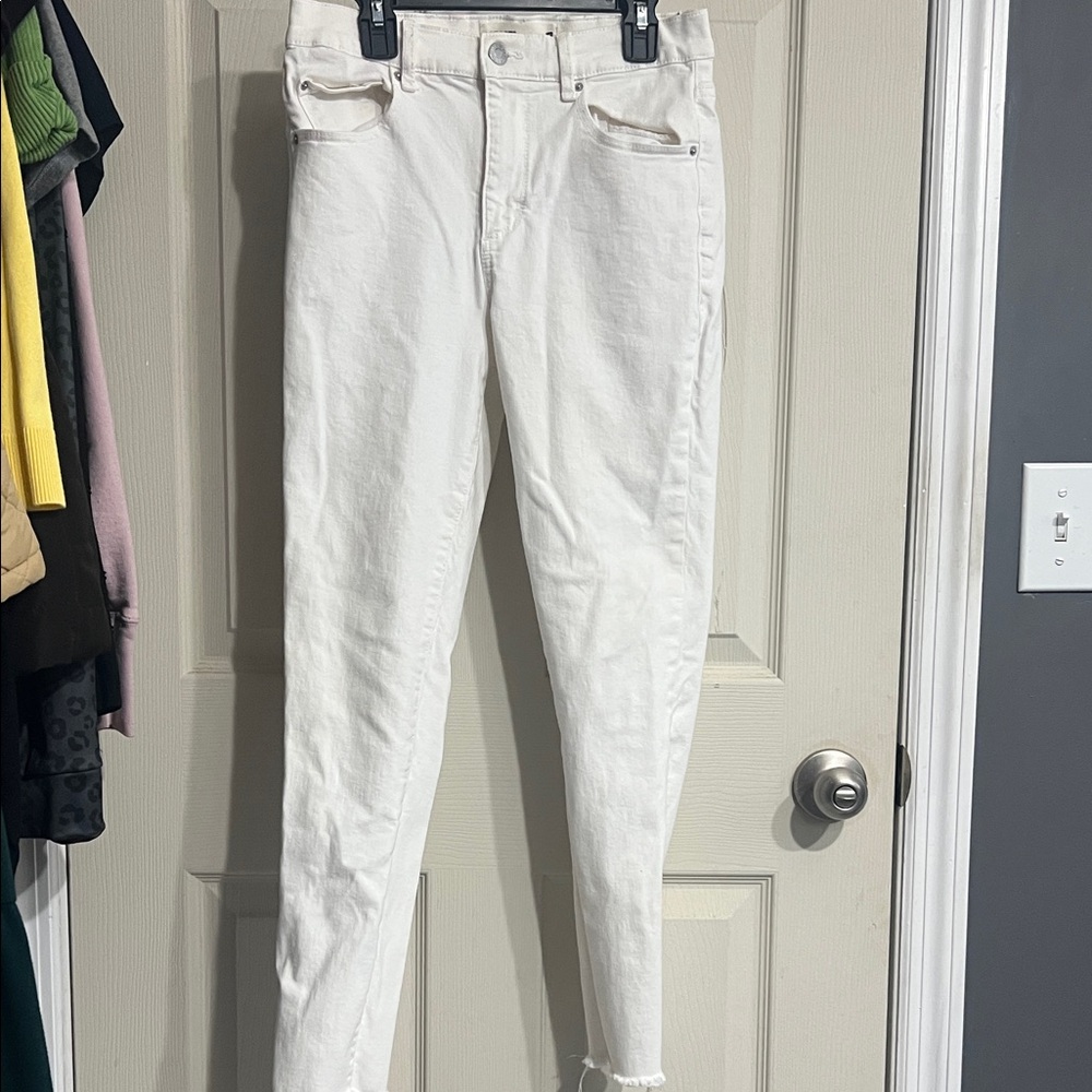 Women's White Garage Jeans